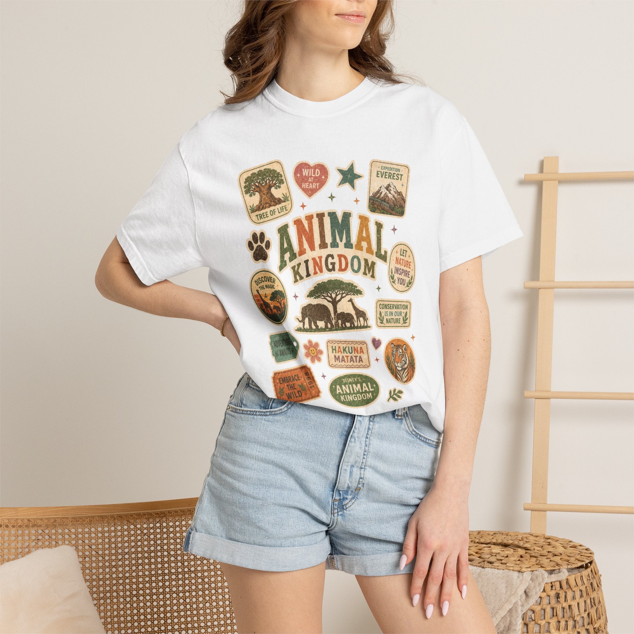 Safari Sticker Patch T-Shirt
