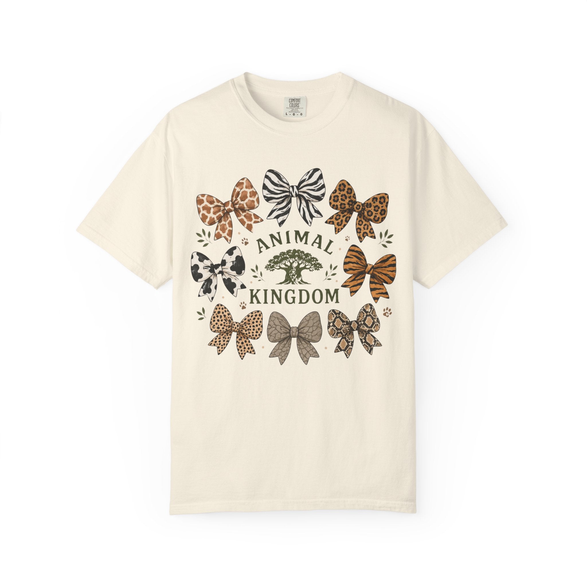Animal Print Bow T-Shirt