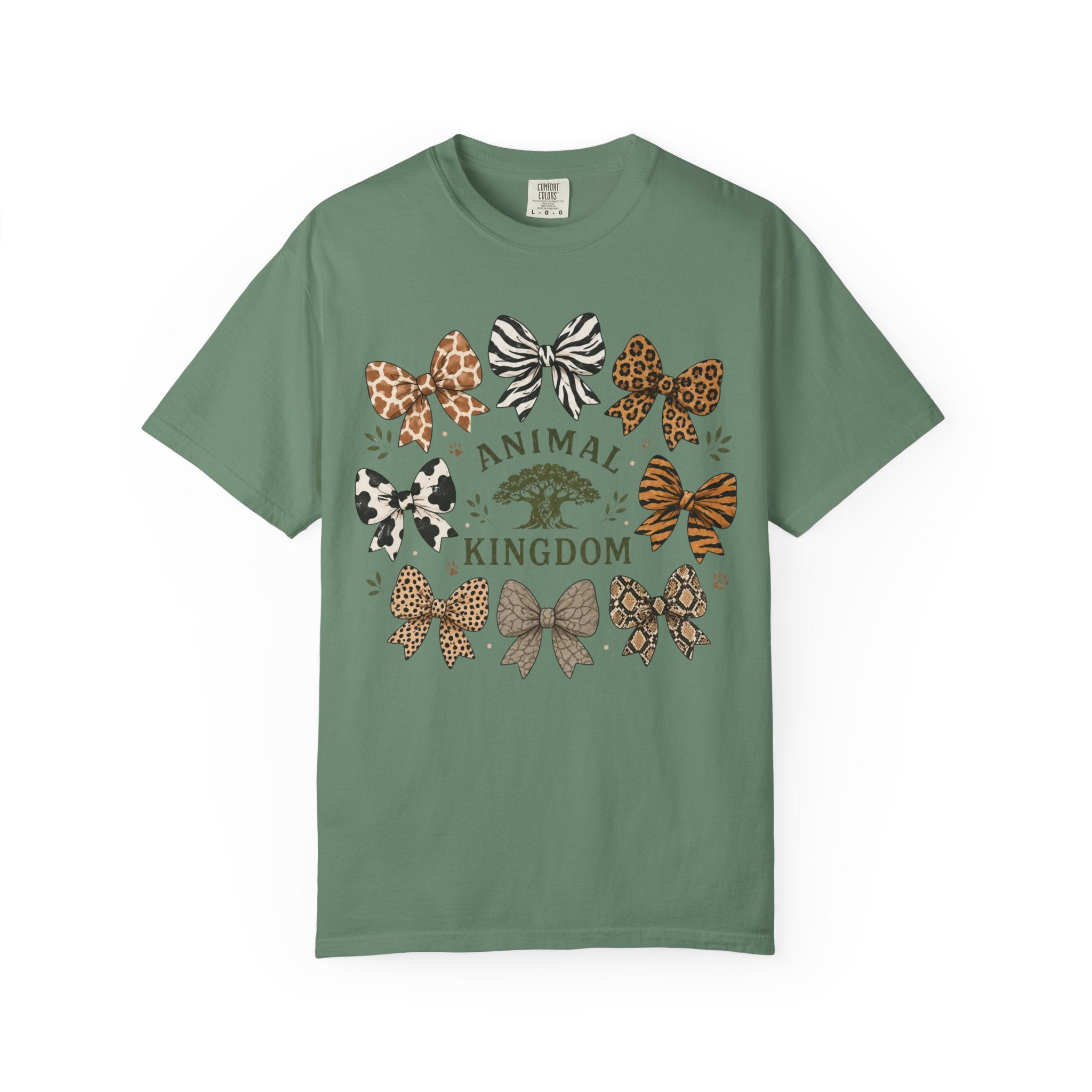 Animal Print Bow T-Shirt