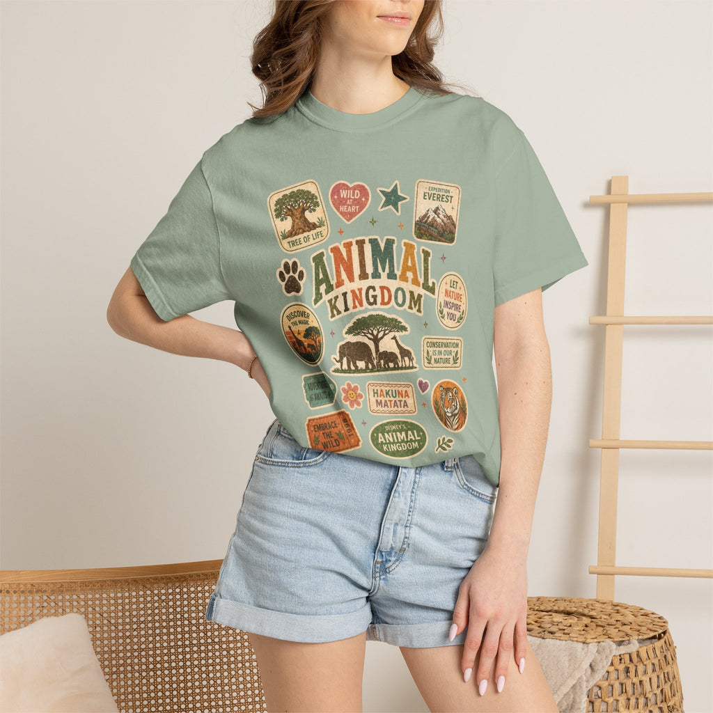 Safari Sticker Patch T-Shirt