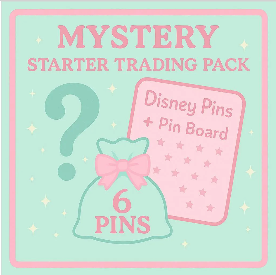 Disney *STARTER TRADING PACK* 6 Pins + Pin Board