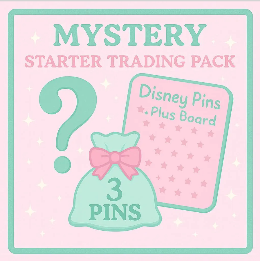 Disney *STARTER TRADING PACK* 3 Pins + Pin Board